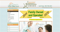 Desktop Screenshot of leroyvillagegreen.com